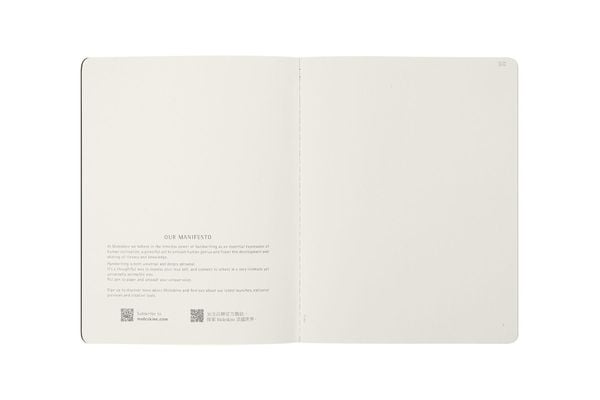 Produktbild: Moleskine Smart Cahier Journal, Extra Large, Plain, Black, Soft Cover (7.5 x 10)