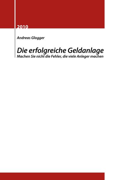 Produktbild: Die erfolgreiche Geldanlage