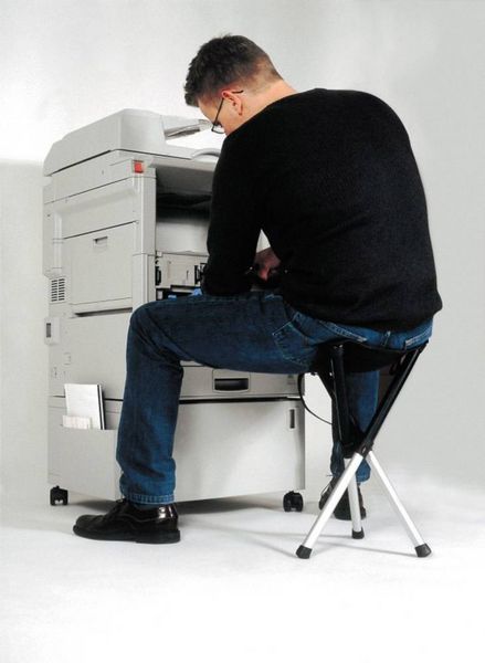 Produktbild: Walkstool Comfort XL Klapphocker Schwarz, Silber 63547 Belastbarkeit (Gewicht) (max.) 225 kg