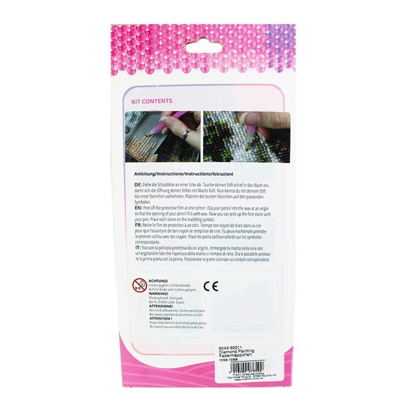 Produktbild: PRACHT Diamond Painting Federm&auml;ppchen Einhorn rosa