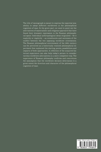 Produktbild: Man between Sacrum and Profanum in Russian Philosophy in 20th Century