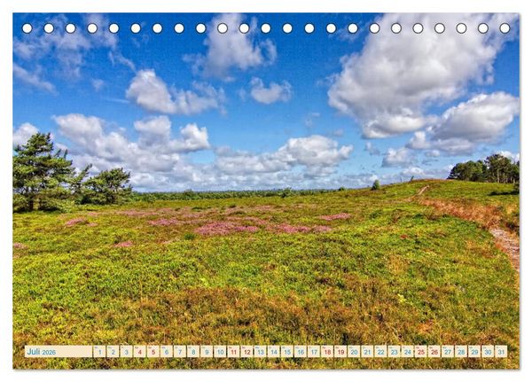 Produktbild: Cuxhaven, Landschaften zwischen K&uuml;ste und Heide (Tischkalender 2026 DIN A5 quer), CALVENDO Monatskalender