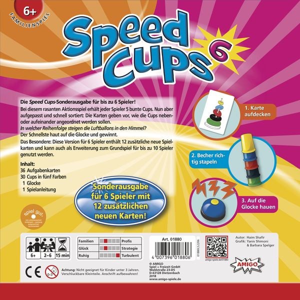Produktbild: Speed Cups 6 (Spiel)