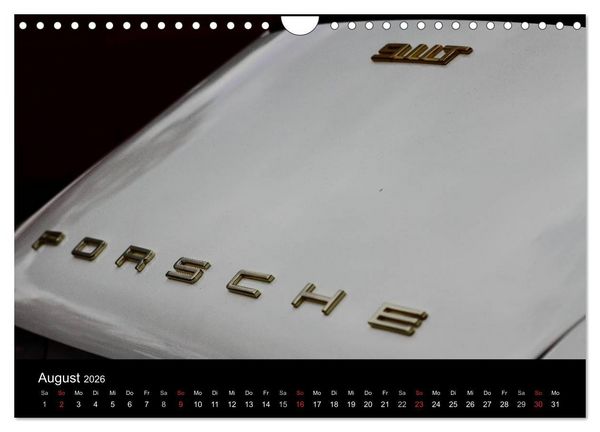 Produktbild: Heiligs Blechle - Porsche-Ikonen im Detail (Wandkalender 2026 DIN A4 quer), CALVENDO Monatskalender