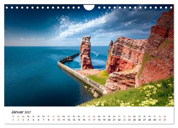 Produktbild: Deutschland - zwischen Bergen und Meeren (Wandkalender 2027 DIN A4 quer), CALVENDO Monatskalender