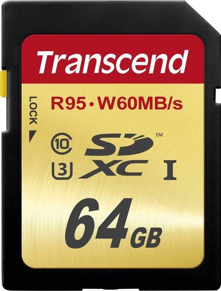 Transcend Ultimate SDXC-Karte Industrial 64 GB Class 10, UHS-I, UHS-Class 3