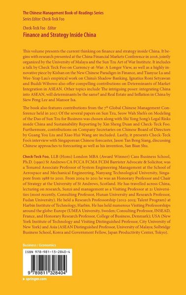 Produktbild: Finance and Strategy Inside China