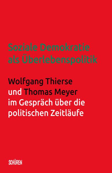 Produktbild: Soziale Demokratie als &Uuml;berlebenspolitik