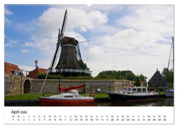 Produktbild: Friesland - Fryslan (hochwertiger Premium Wandkalender 2026 DIN A2 quer), Kunstdruck in Hochglanz
