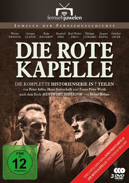 Produktbild: Die rote Kapelle - Der legend&auml;re ARD-Fernsehfilm in 7 Teilen (Fernsehjuwelen) [3 DVDs]