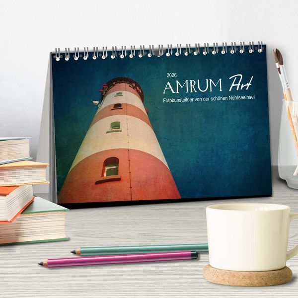 Produktbild: AMRUM Art (Tischkalender 2026 DIN A5 quer), CALVENDO Monatskalender