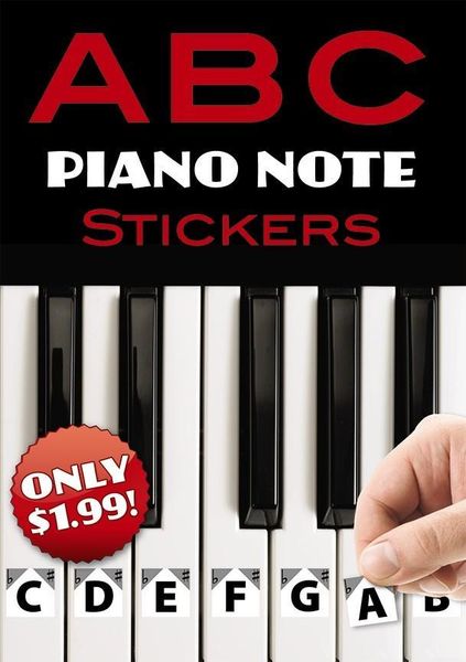 Produktbild: Dover Publications Inc: B C Piano Note Stickers