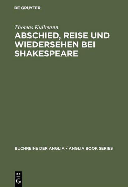 Produktbild: Abschied, Reise und Wiedersehen bei Shakespeare