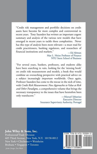 Produktbild: Credit Risk Measurement