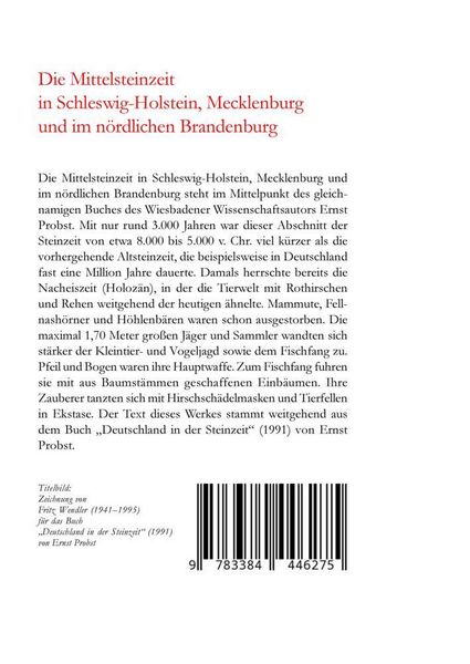 Produktbild: Die Mittelsteinzeit in Schleswig-Holstein, Mecklenburg und im n&ouml;rdlichen Brandenburg