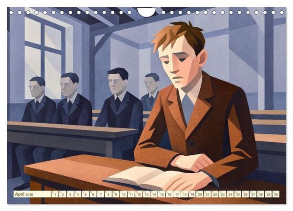 Produktbild: Hermann Hesse. Sein Leben, seine Werke (Wandkalender 2026 DIN A4 quer), CALVENDO Monatskalender