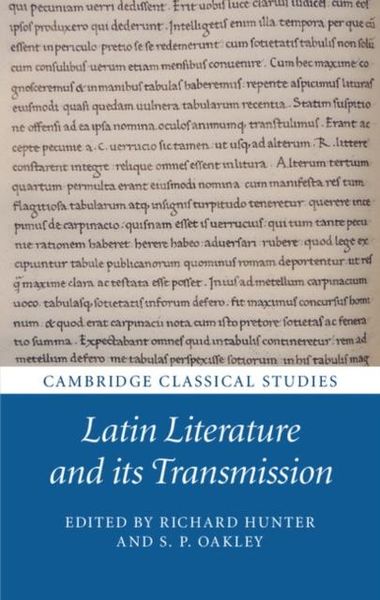 Produktbild: Latin Literature and its Transmission