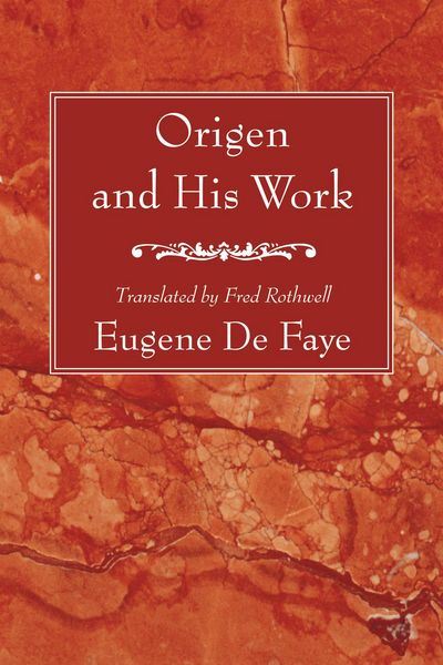 Produktbild: Origen and His Work