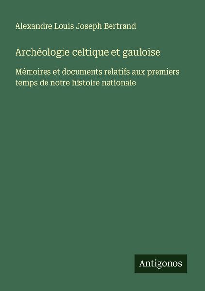 Produktbild: Arch&eacute;ologie celtique et gauloise