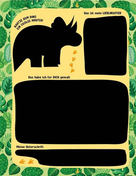 Produktbild: Kritzel-Kratzel-Buch Meine Schulfreunde (Dinos)