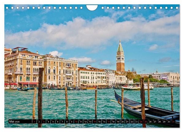 Produktbild: Besuch in Venedig (Wandkalender 2026 DIN A4 quer), CALVENDO Monatskalender