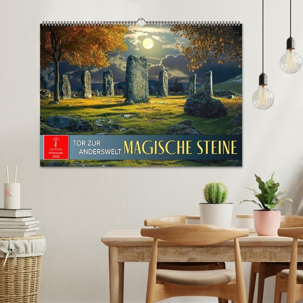 Produktbild: Magische Steine - Tor zur Anderswelt (Wandkalender 2026 DIN A2 quer), CALVENDO Monatskalender