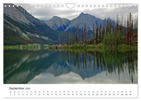 Produktbild: Reise durch Alberta und British Columbia (Wandkalender 2026 DIN A4 quer), CALVENDO Monatskalender