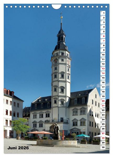 Produktbild: Gera - Stadt an der wei&szlig;en Elster (Wandkalender 2026 DIN A4 hoch), CALVENDO Monatskalender