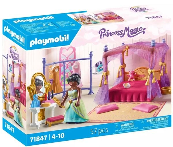 PLAYMOBIL 71847 Prinzessinnen-Schlafzimmer mit Ankleide