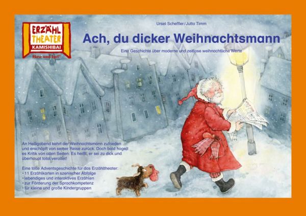 Ach, du dicker Weihnachtsmann / Kamishibai Bildkarten, Nonbook von Ursel Scheffler, Hase und Igel Verlag