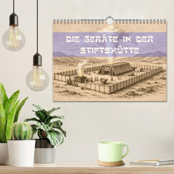 Produktbild: Die Ger&auml;te in der Stiftsh&uuml;tte - Bilder und hebr&auml;ische Begriffe (Wandkalender 2027 DIN A4 quer), CALVENDO Monatskalender