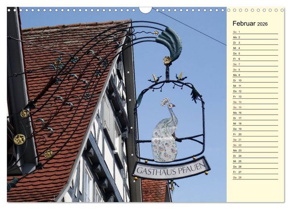 Produktbild: Unterwegs in Schorndorf (Wandkalender 2026 DIN A3 quer), CALVENDO Monatskalender