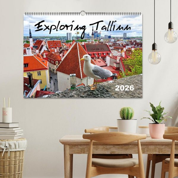 Produktbild: Exploring Tallinn (Wall Calendar 2026 DIN A2 landscape), CALVENDO 12 Month Wall Calendar