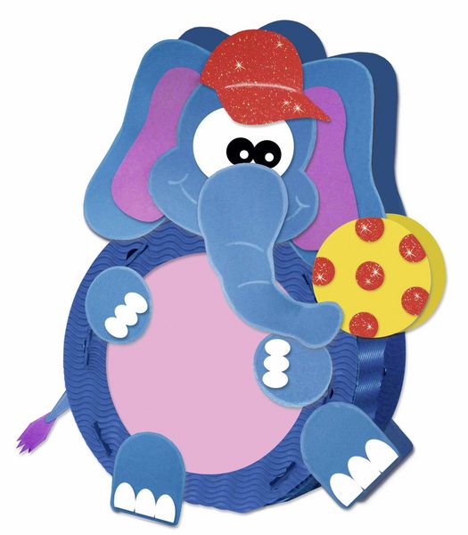 Produktbild: URSUS Laternenzeit Laternen-Bastelset rund Elefant