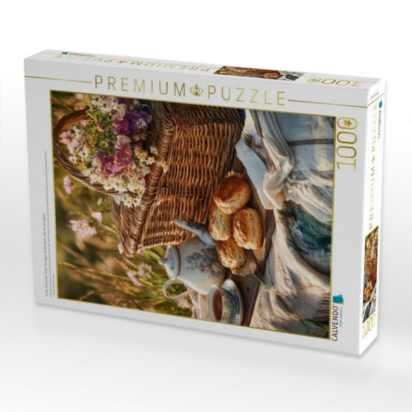Produktbild: CALVENDO Puzzle In der Stille einer Tasse Tee liegen all die Worte, die wir nie sagten | 1000 Teile Lege-Gr&ouml;&szlig;e 64x48cm Foto-Puzzle f&uuml;r gl&uuml;ckliche Stun