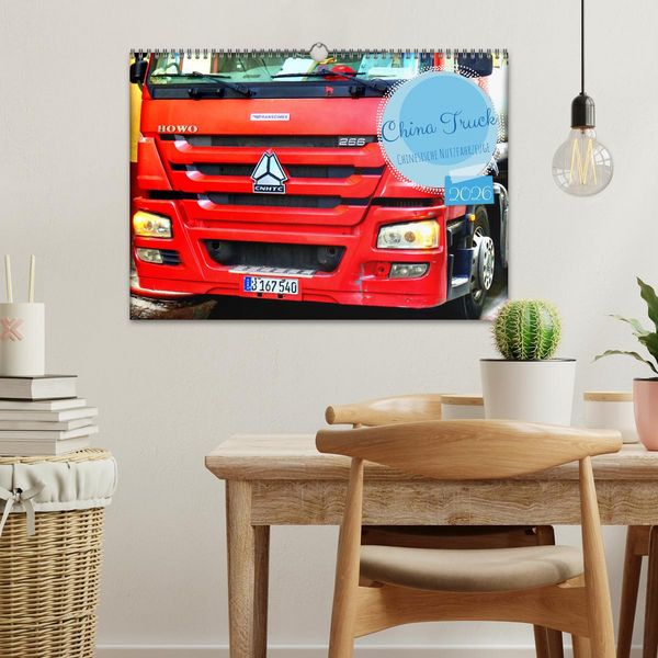Produktbild: China Truck - Chinesische Nutzfahrzeuge (Wandkalender 2026 DIN A3 quer), CALVENDO Monatskalender