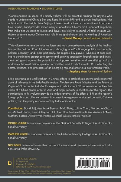 Produktbild: Belt and Road Initiative and the Future of Regional Order in the Indo-Pacific