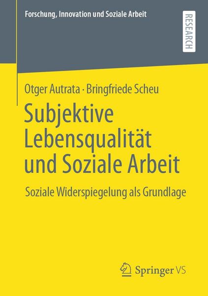 Produktbild: Subjektive Lebensqualit&auml;t und Soziale Arbeit