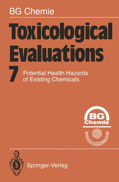 Produktbild: Toxicological Evaluations