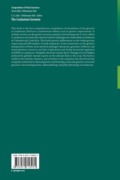 Produktbild: The Cardamom Genome