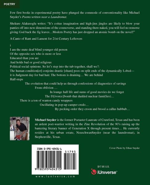 Produktbild: Poems Written Near a Laundromat