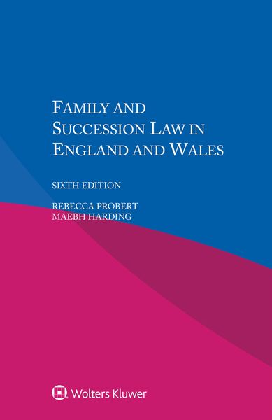 Produktbild: Family and Succession Law in England and Wales