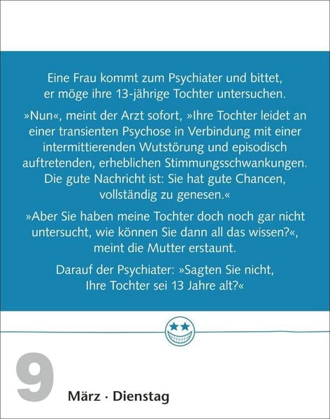 Produktbild: Beste Witze Tagesabrei&szlig;kalender 2027