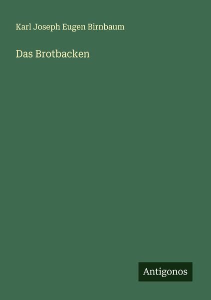 Produktbild: Das Brotbacken