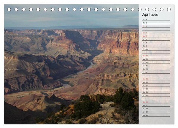 Produktbild: USA 2026 Utah - Sandstein und Canyons (Tischkalender 2026 DIN A5 quer), CALVENDO Monatskalender