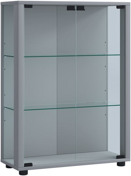 Produktbild: Holz Glas Stand Vitrine Sammelvitrine Sintalo