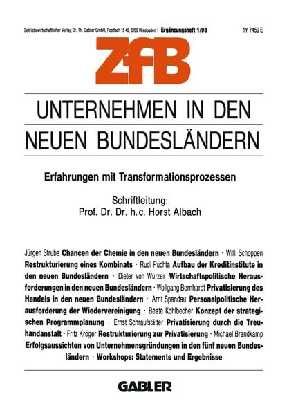 Produktbild: Unternehmen in den neuen Bundesl&auml;ndern