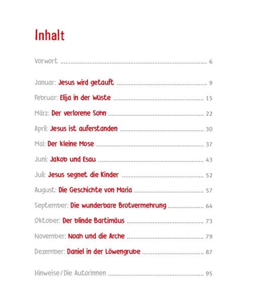 Produktbild: Die 12 sch&ouml;nsten Bibelgeschichten zum Spielen, Basteln und Erleben