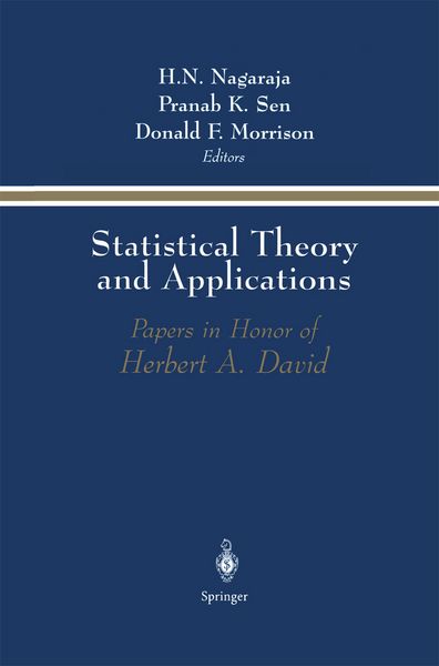Produktbild: Statistical Theory and Applications