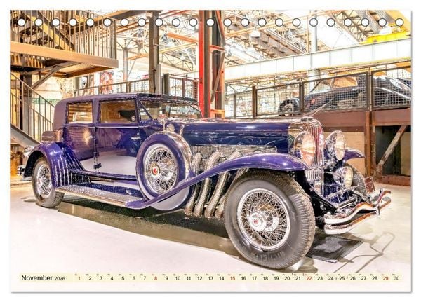Produktbild: Nationales Auto Museum, The Loh Collection (Tischkalender 2026 DIN A5 quer), CALVENDO Monatskalender